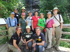 Beth Keloneva; Mollie Thompson; Reid Calcott; Bill Coffin; Mikie Kuhman; Virginia (Ginger) Vanderkelen; Betty Randall; Maribeth Helgesen; Ruth Bennett McDougal Dorrough; Dan Dorrough; Chad Wilde; Erik Ophaug; Pictured Rocks Outing